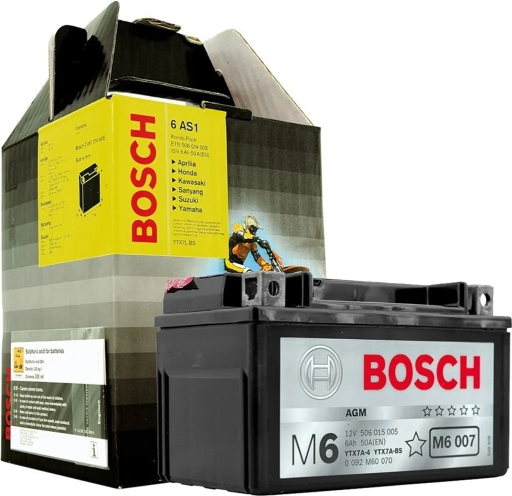 Batterie Bosch 12V 8Ah YTZ10S-BS : Solution de Démarrage Fiable sans Acide