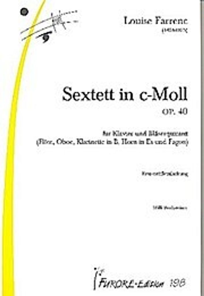 Sextett c-Moll op.40 : für Flöte, Oboe, Klarinette, Horn, Fagott und Klavier