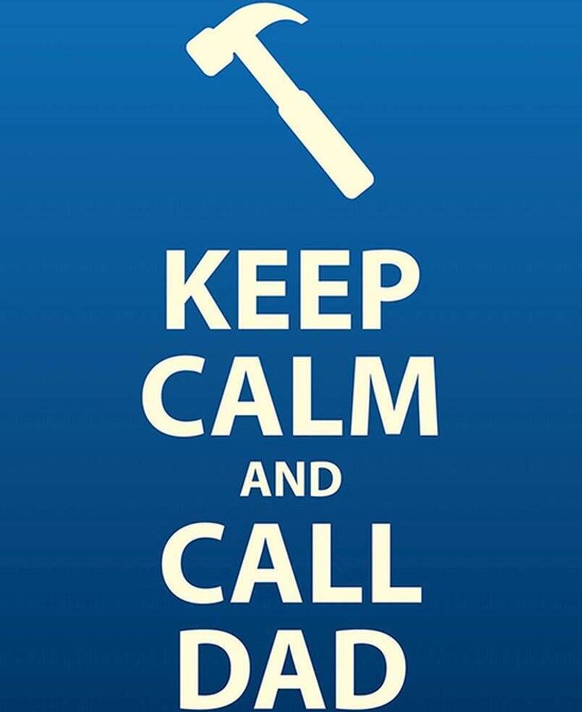 vianmo Holzschild 18x12 cm Keep calm and call Dad Geschenk