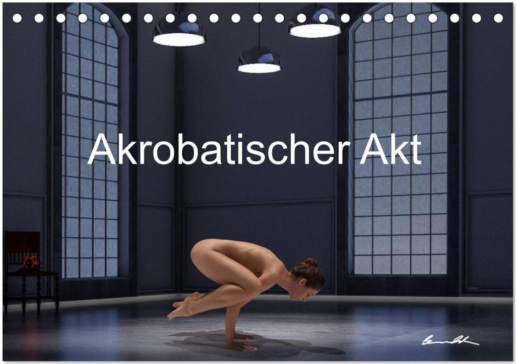 Der akrobatische Akt (Tischkalender 2026 DIN A5 quer), CALVENDO Monatskalender