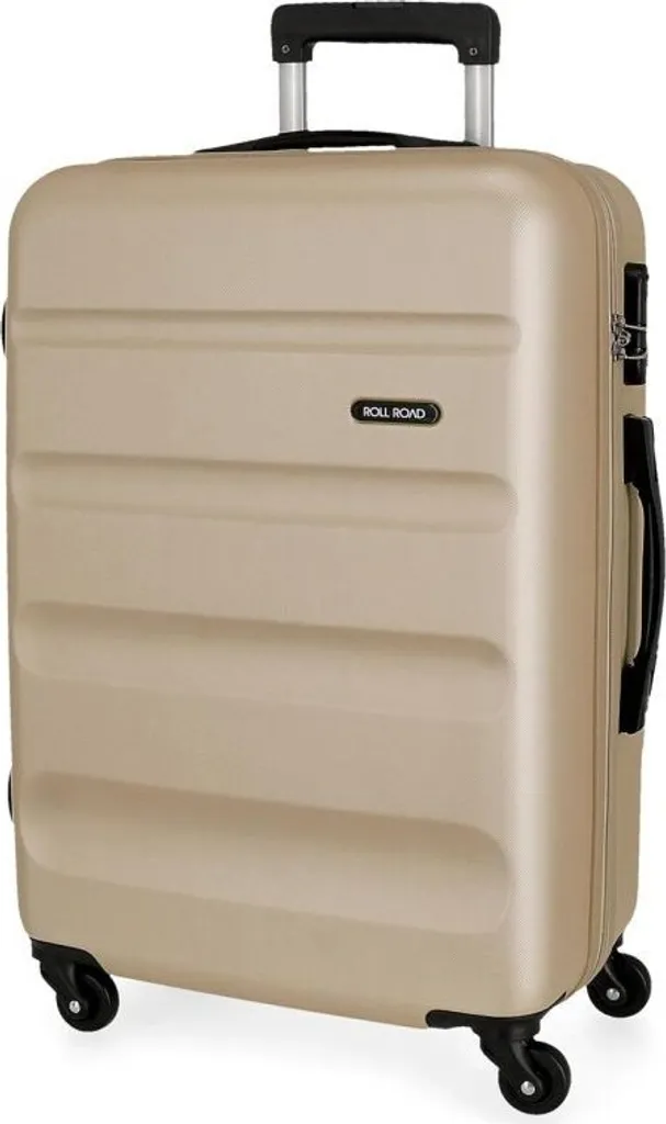 Valise de vacances 65 cm Roll Road Flex pour séjours d'une semaine en ABS