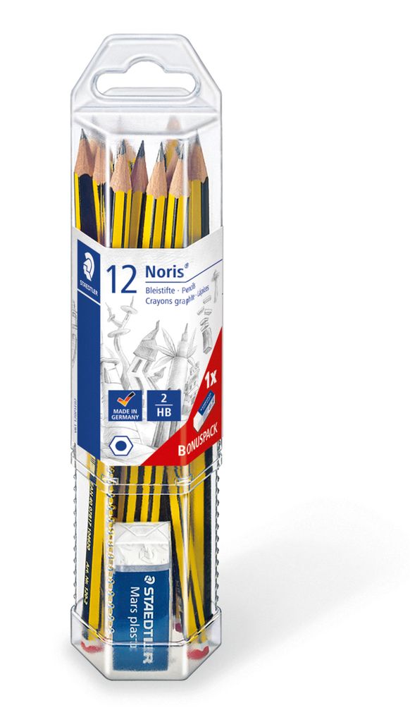 STAEDTLER Bleistift + Radierer Set 100% PEFC retail Obrázek produktu 