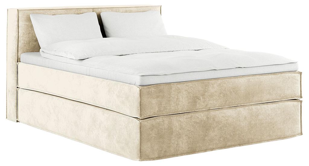 home24 Boxspringbett mit Kopfteil - Premium