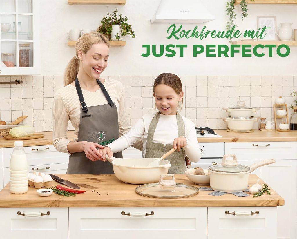 Just Perfecto Induktion Topf- und Pfannenset 15-teilig