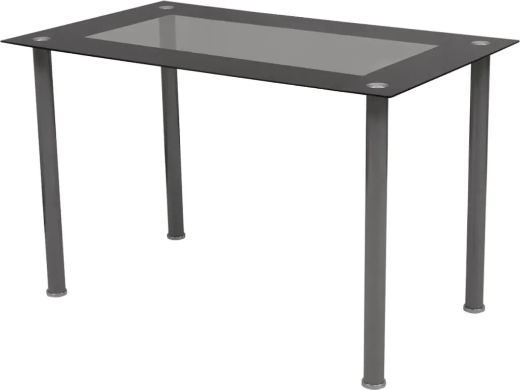 Ensemble table de cuisine blanche avec 4 chaises - Mobilier repas 5 pcs