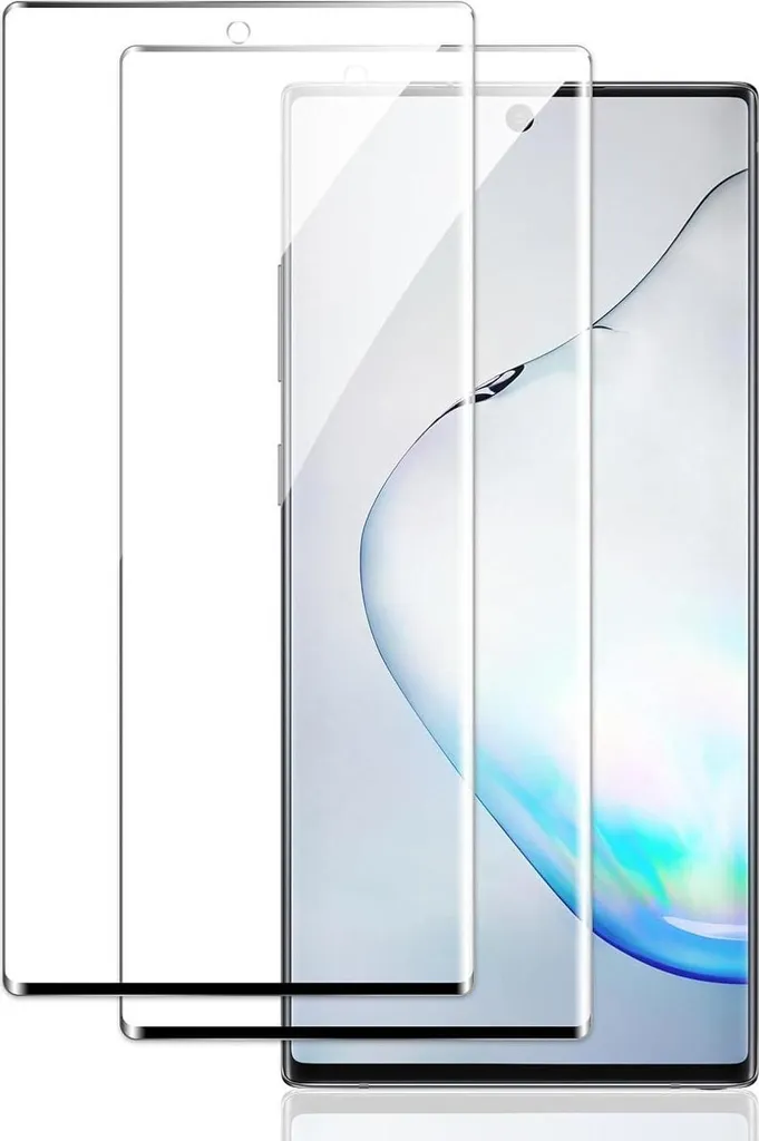 Double protection écran Samsung Note 10 anti-rayure intégrale 2 pièces