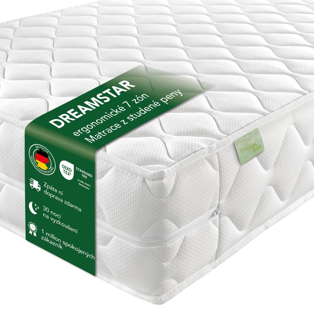 Ergonomická sedmizónová oboustranná matrace XXL I 80 x 200 Obrázek produktu 