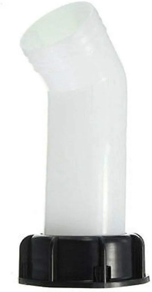Adaptateur IBC 1000L robuste avec vannes de sortie et câble sécurité