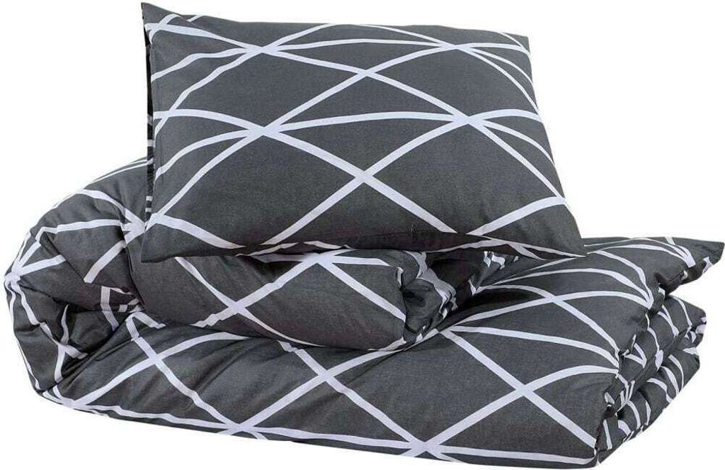 Saisonschlussverkauf - Bettwäsche-Set - Bettwäschegarnitur/Bettbezug-Set - Schlafzimmer - Grau 200x200cm - Baumwolle - Bettwäschen Stilvoll3577