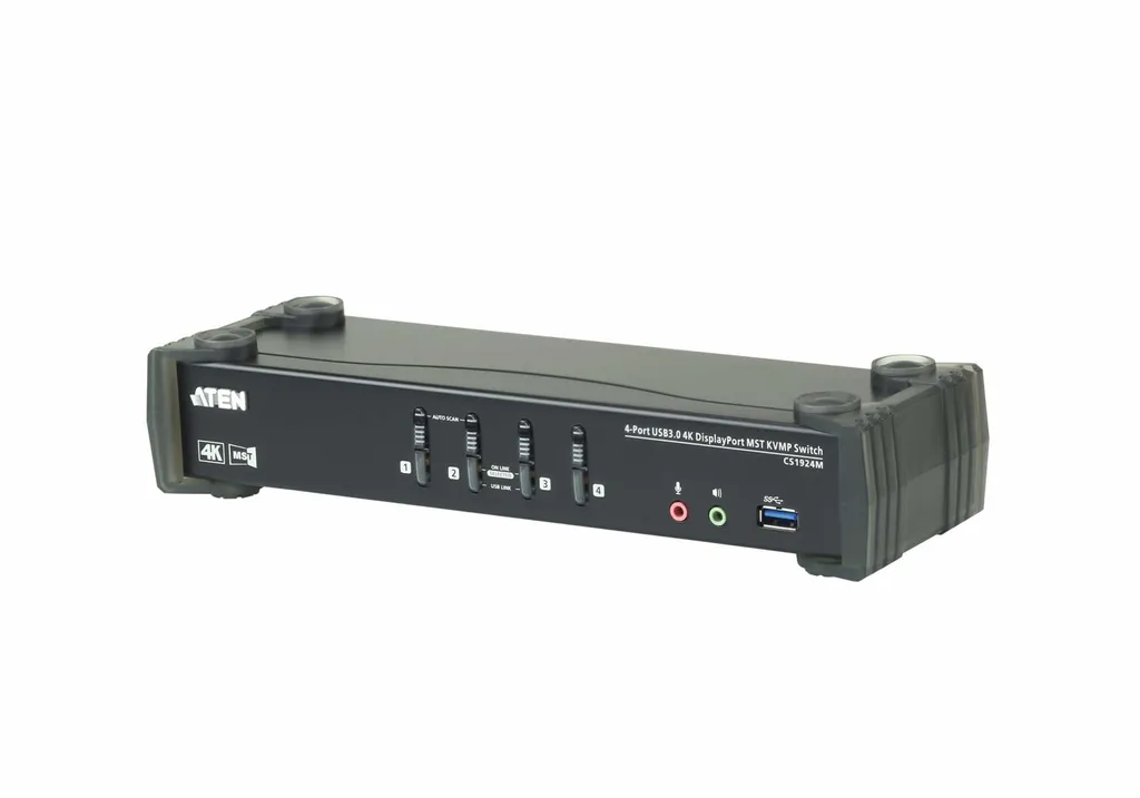 Fini les Câbles : Switch KVM 4 Ports DisplayPort 4K avec Hub USB 3.0