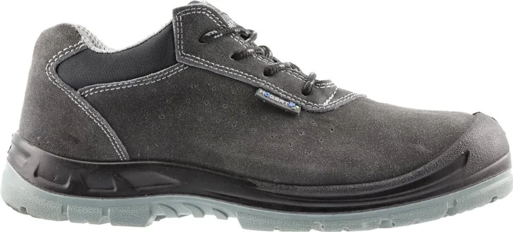 Chaussures de chantier légères Högert Naab S1P SRC Cuir Chamoisé T41 - 4