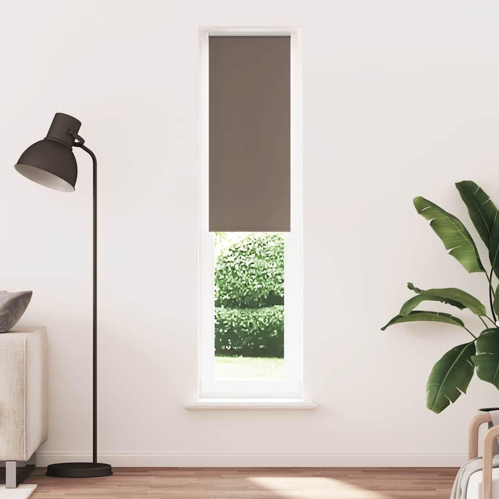 vidaXL Verdunkelungsrollo Kaffeebraun 45x210cm Stoffbreite 40,7 cm