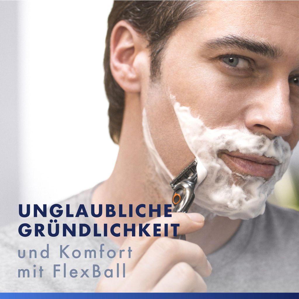 Gillette Fusion5 Proglide Rasierer mit 10 Ersatzklingen für sanfte Rasur