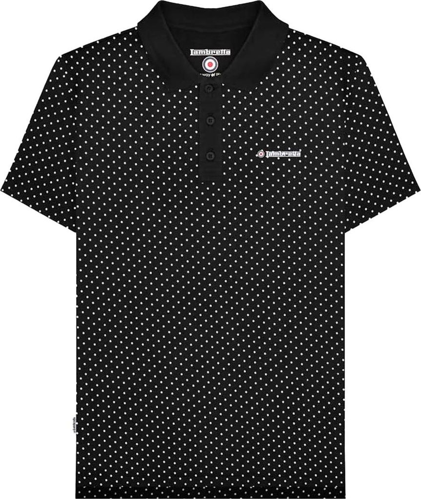 Lambretta - "SS24" Poloshirt für Herren LB110 (XXL) (Schwarz)