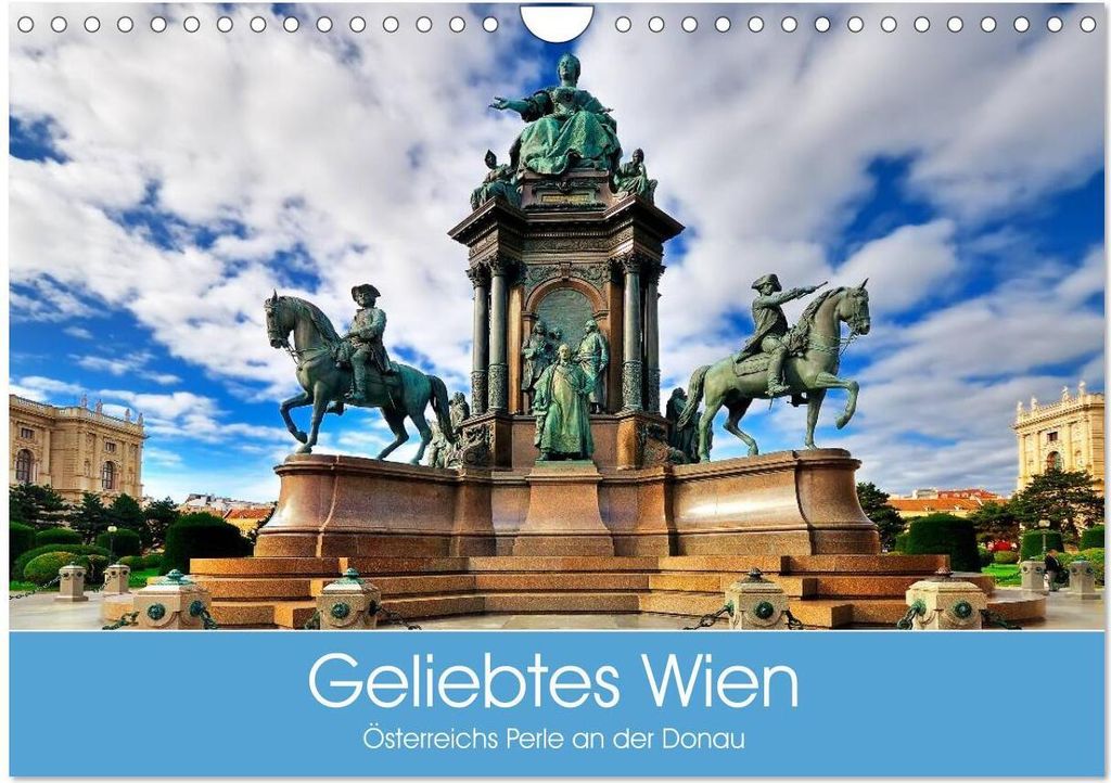 Geliebtes Wien. Österreichs Perle an der Donau (Wandkalender 2026 DIN A4 quer), CALVENDO Monatskalender