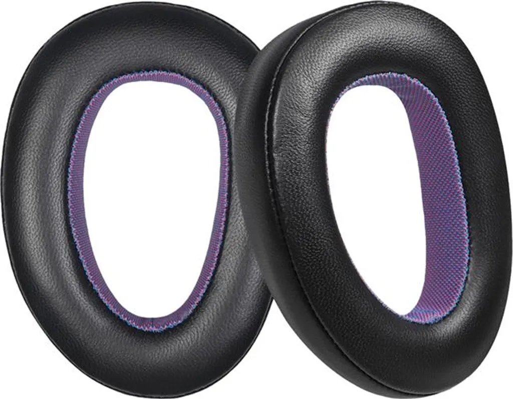 Set 2 Cuscinetti Ricambio EPOS H3Pro Hybrid Pelle PU Nero/Viola