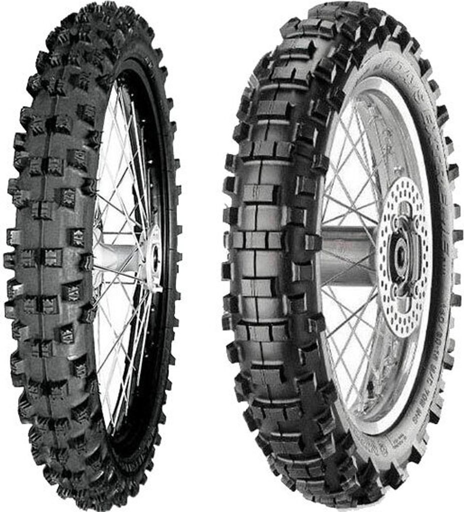 Paar Motorradreifen Metzeler 90/90-21 6Days Extr S + 140/80-18 6Days Extr M