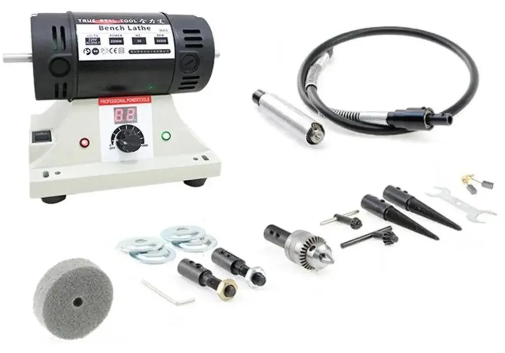 Mini-ponceuse 10000 tr/min Braun 800W - Finition métaux de précision - 4