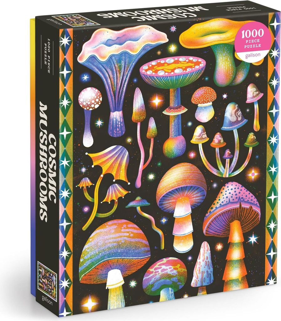 Cosmic Mushrooms 1000 Piece Puzzle – Lingua: Inglese Immagine del prodotto 