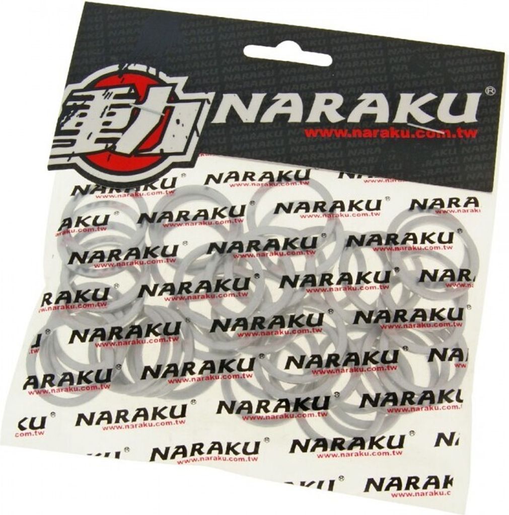 Guarnizioni Naraku in alluminio, dimensioni 22 x 28 x 1,5 Immagine del prodotto 
