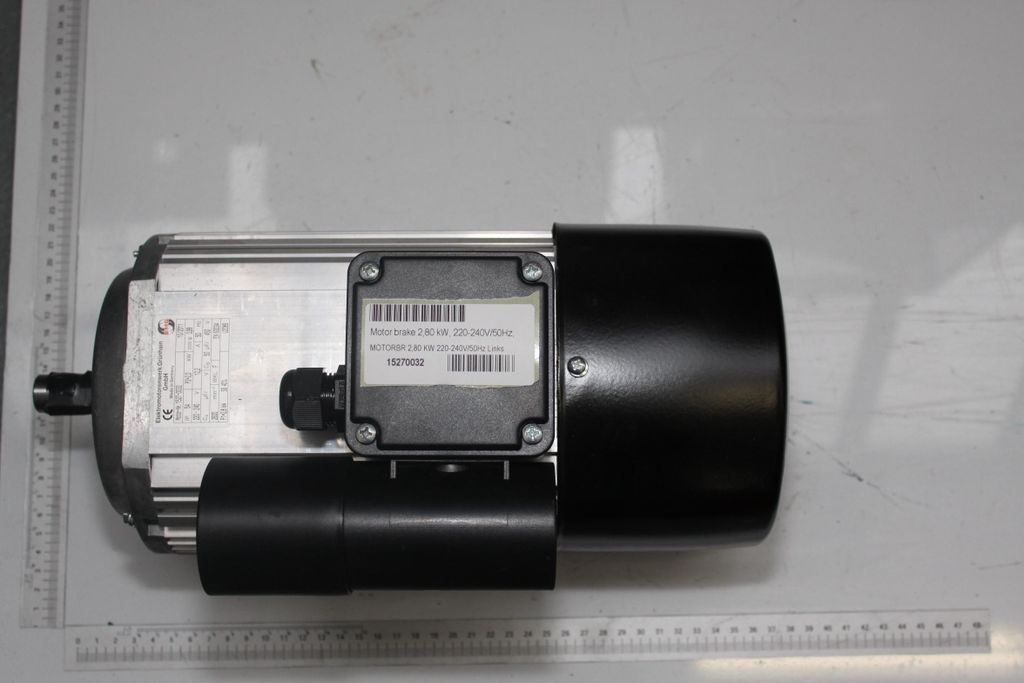 Scheppach Elektromotor mit Bremse 220-240V 50Hz 2600rpm P1 2800W P2 2000W Linkslauf | Original Ersatzteil für Bandsäge Basa 5 und Basa 7