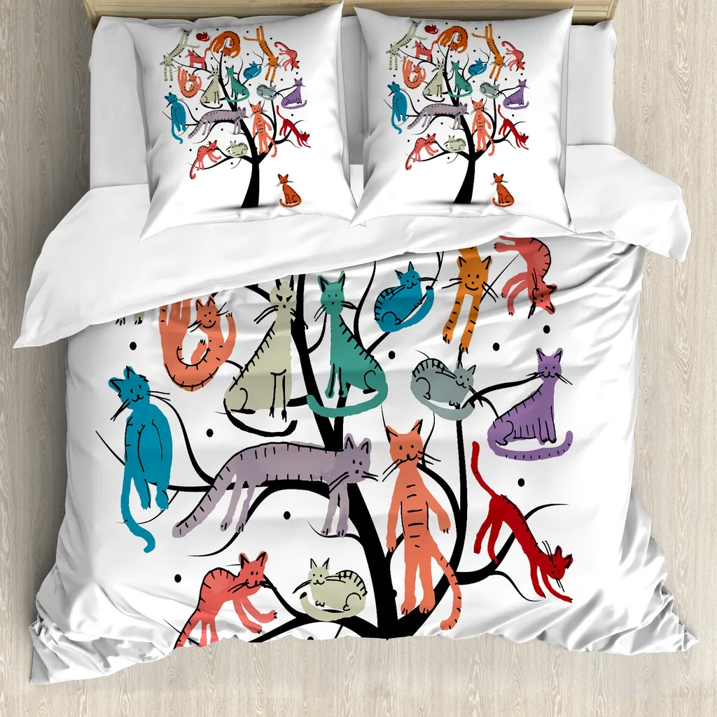 Set Letto Matrimoniale ABAKUHAUS Antiacaro: Qualità e Comfort Felino
