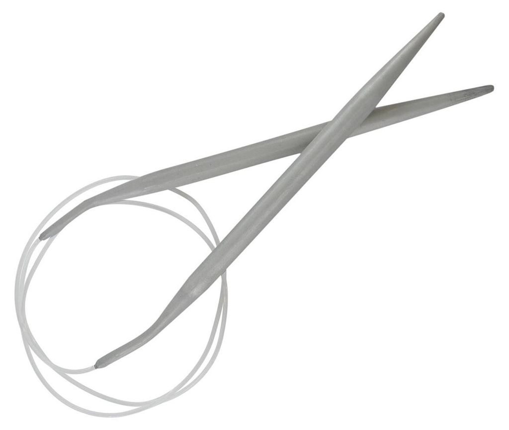 Aluminium Rundstricknadel 7 mm, 80 cm Produktbild 