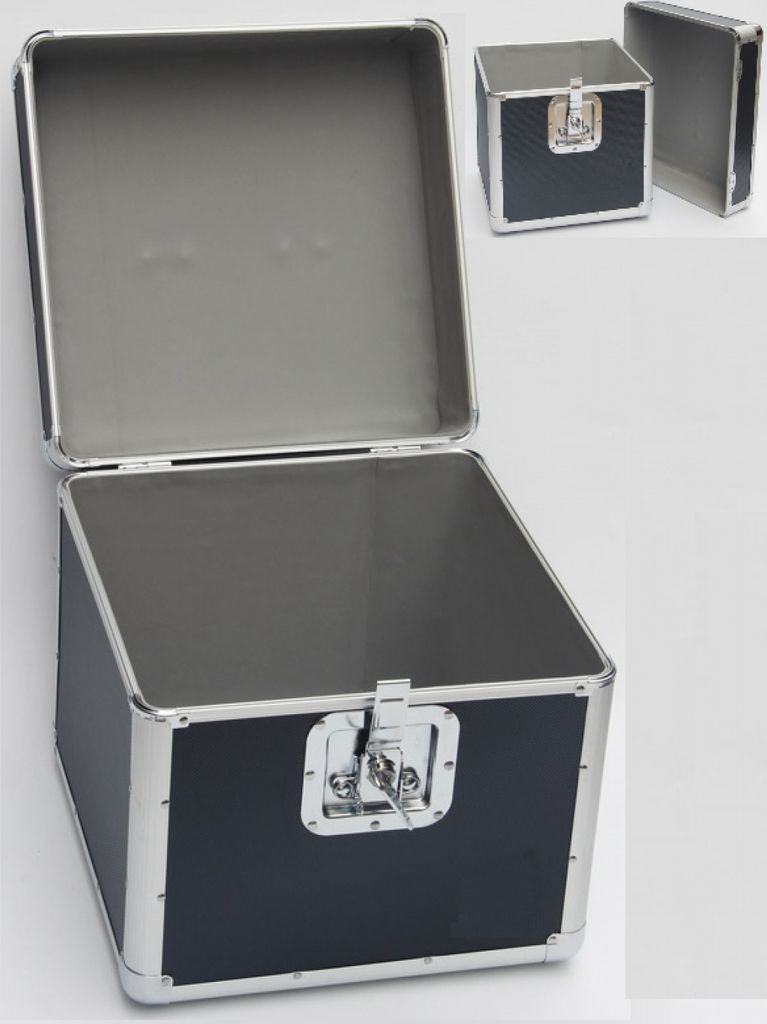 Vinyl-Etui LP-Etui für 70 bis 100 Teller aus abschließbarem Produktbild 