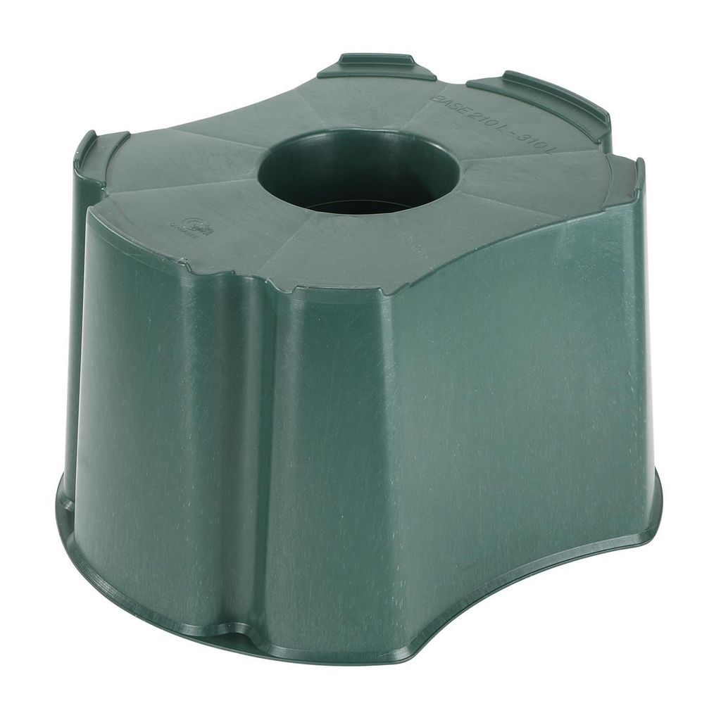 Standfuss Untersetzer Sockel für Regentonne Regenfass Tegenspeicher in Grün