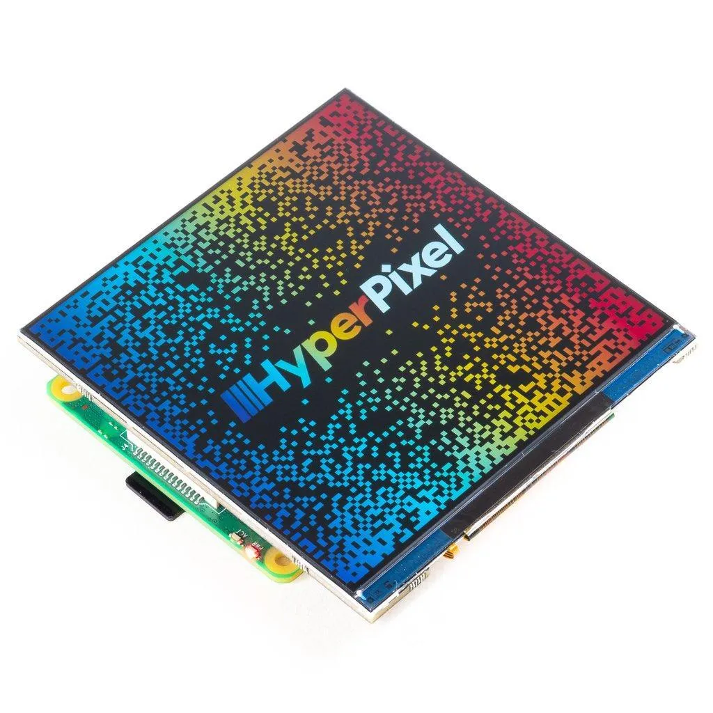 Écran Raspberry Pi sans Latence HyperPixel 4.0 Square Haute Définition