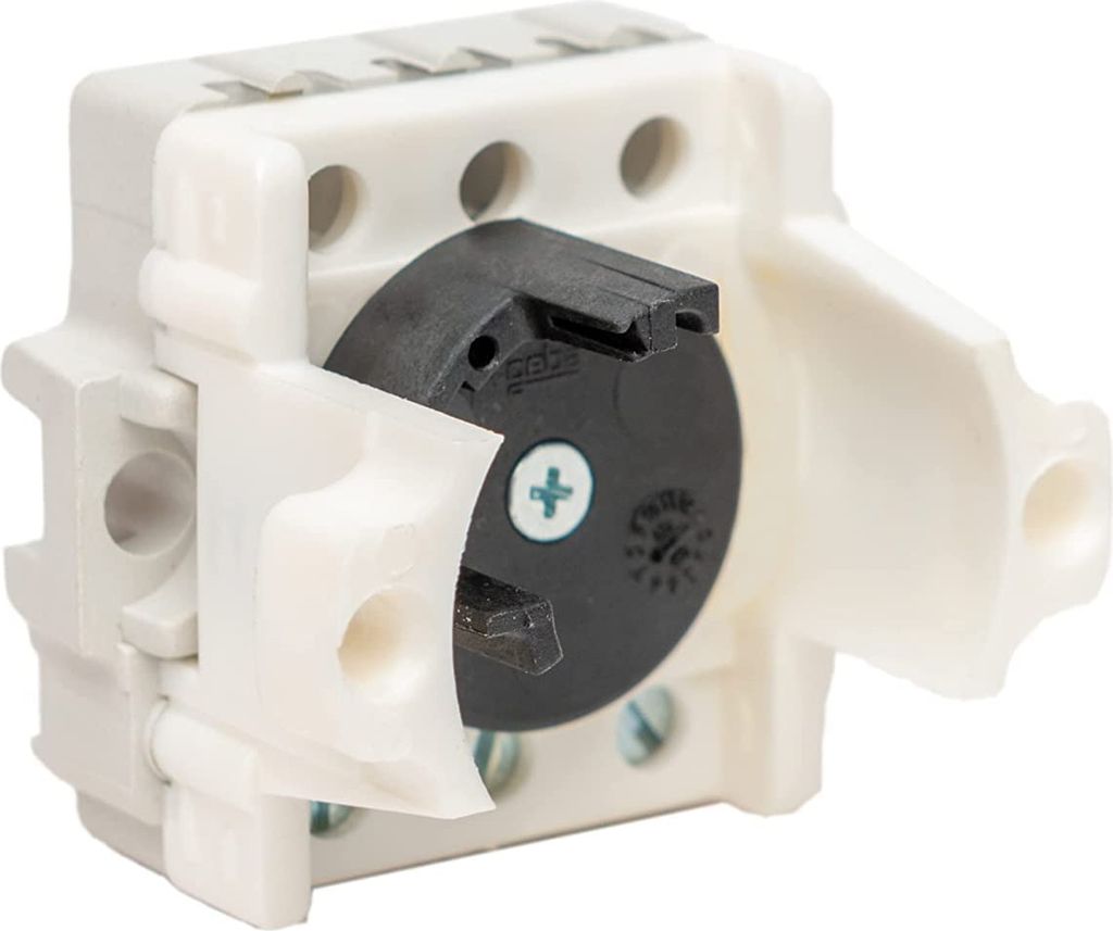 geba Schalteinsatz J-2T/2 Taster zweiseitig tastend 2-polig für Schlüsselschalter Garagentor Tür Tor Schranke 600.1302.00