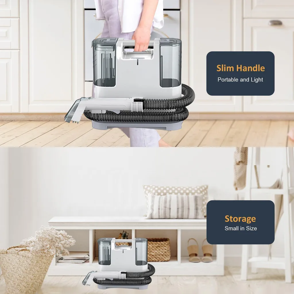 Shampouineuse portable pour canapés et fauteuils - Modèle Compact EU - 3