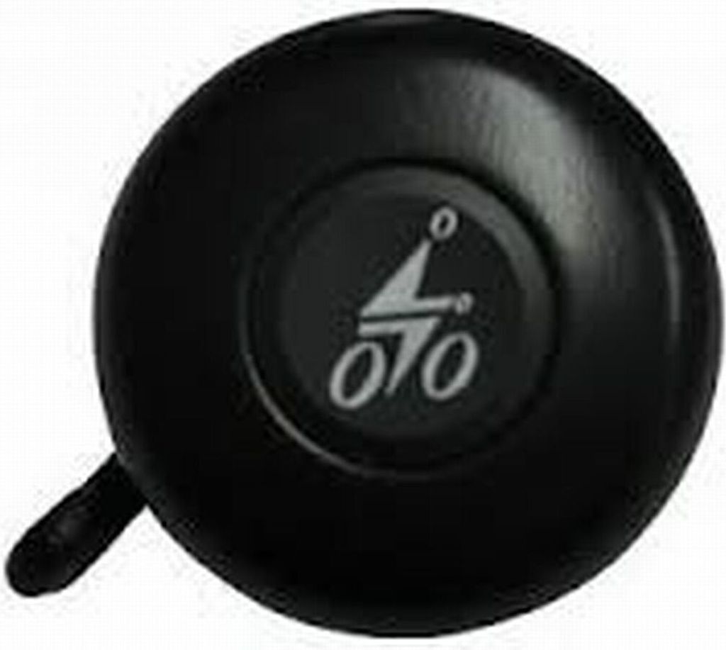 Fahrrad Glocke REICH "Radfahrer Motiv" schwarz