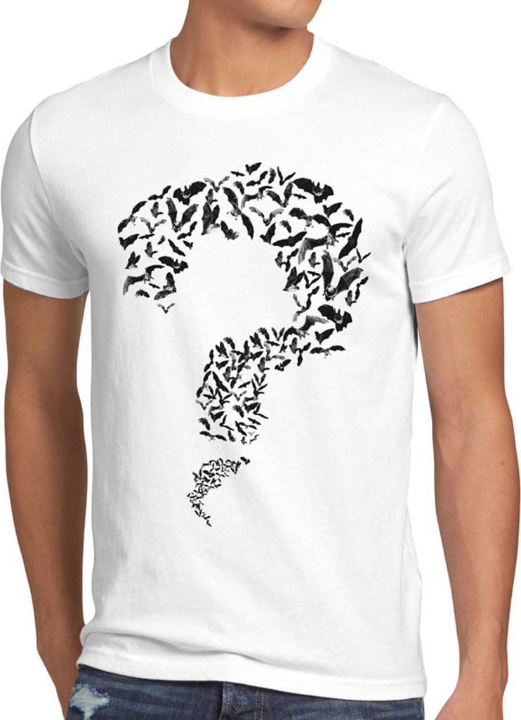 BaumwolleCloud Question Herren T-Shirt fledermaus sheldon