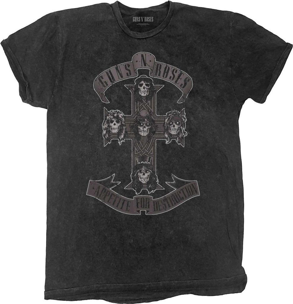 Guns N Roses - T-Shirt für Kinder RO5924 (140) (Schwarz/Weiß)