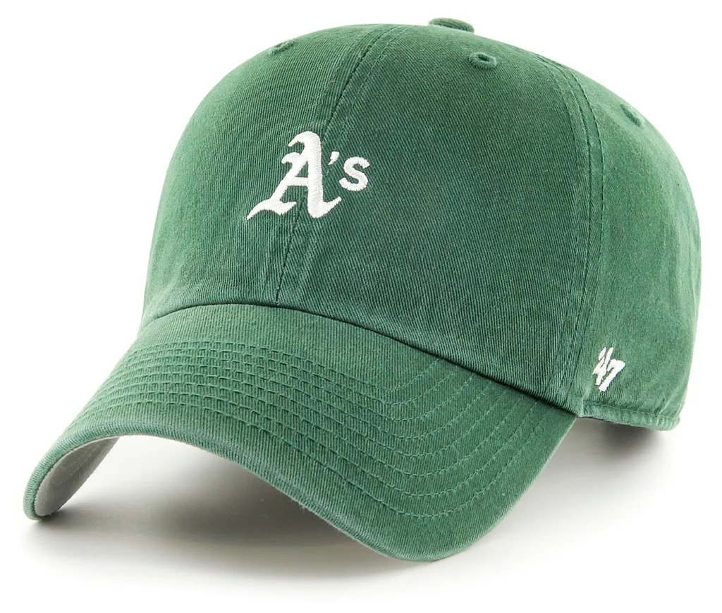 Casquette Oakland Athletics Verte Broderie 3D et Fermeture Ajustable