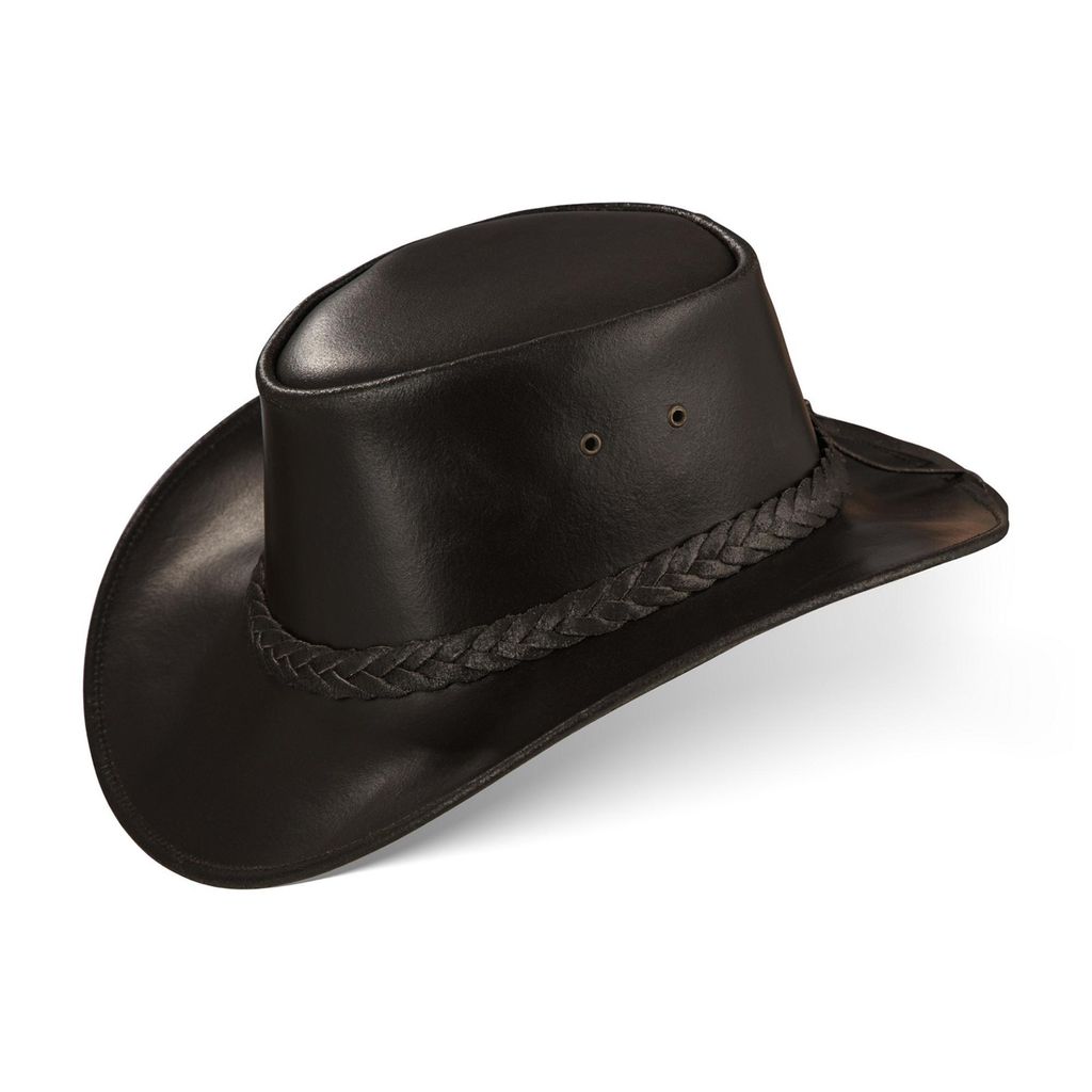 PERTH Uni Western Cowboy Reiten Leder Sonnen Hut in Braun Größe XXL