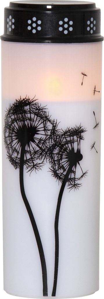 Star Trading LED Grabkerze, Gedenkkerze, Dandelion‘, Timer, Produktbild 1