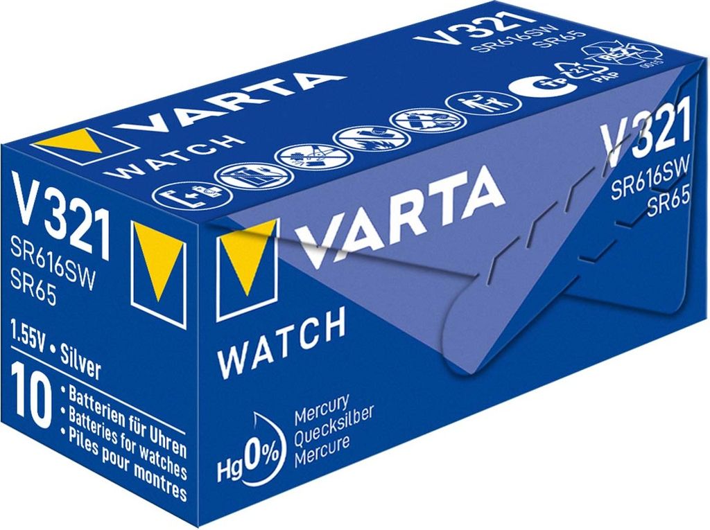 Baterie SR616 (V321), 10 ks v krabici Obrázek produktu 