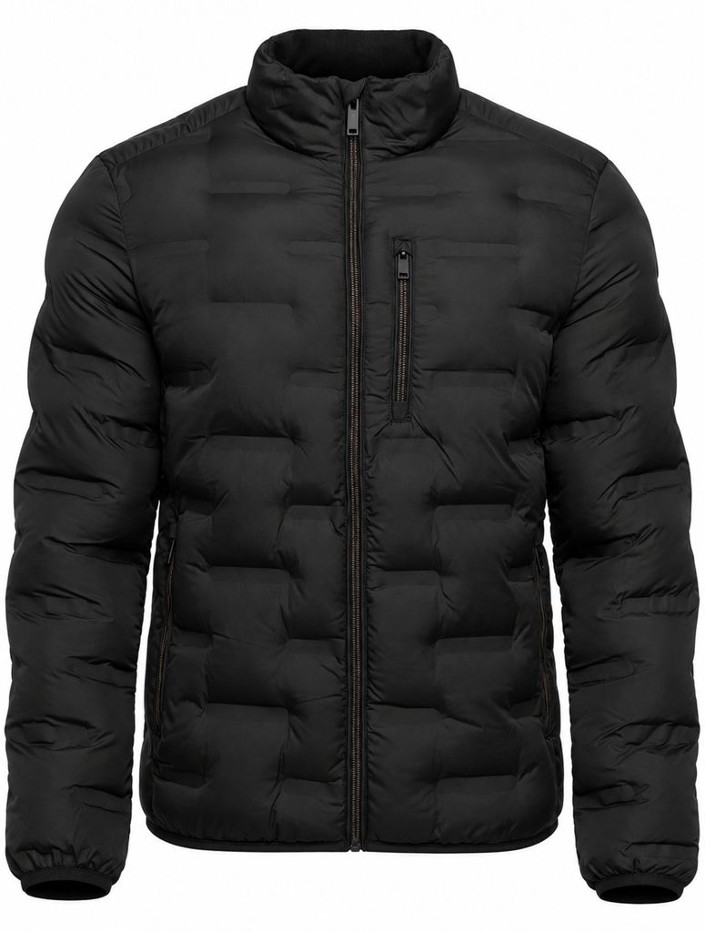 OneRedox Herren Winterjacke mit Stehkragen als Pufferjacke Produktbild 