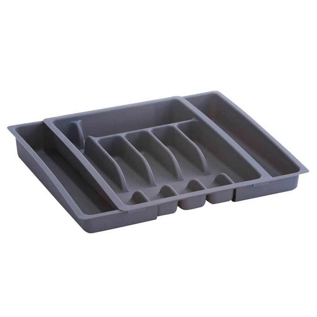 Zeller 24887 Besteckkasten anthrazit grau Productafbeelding 