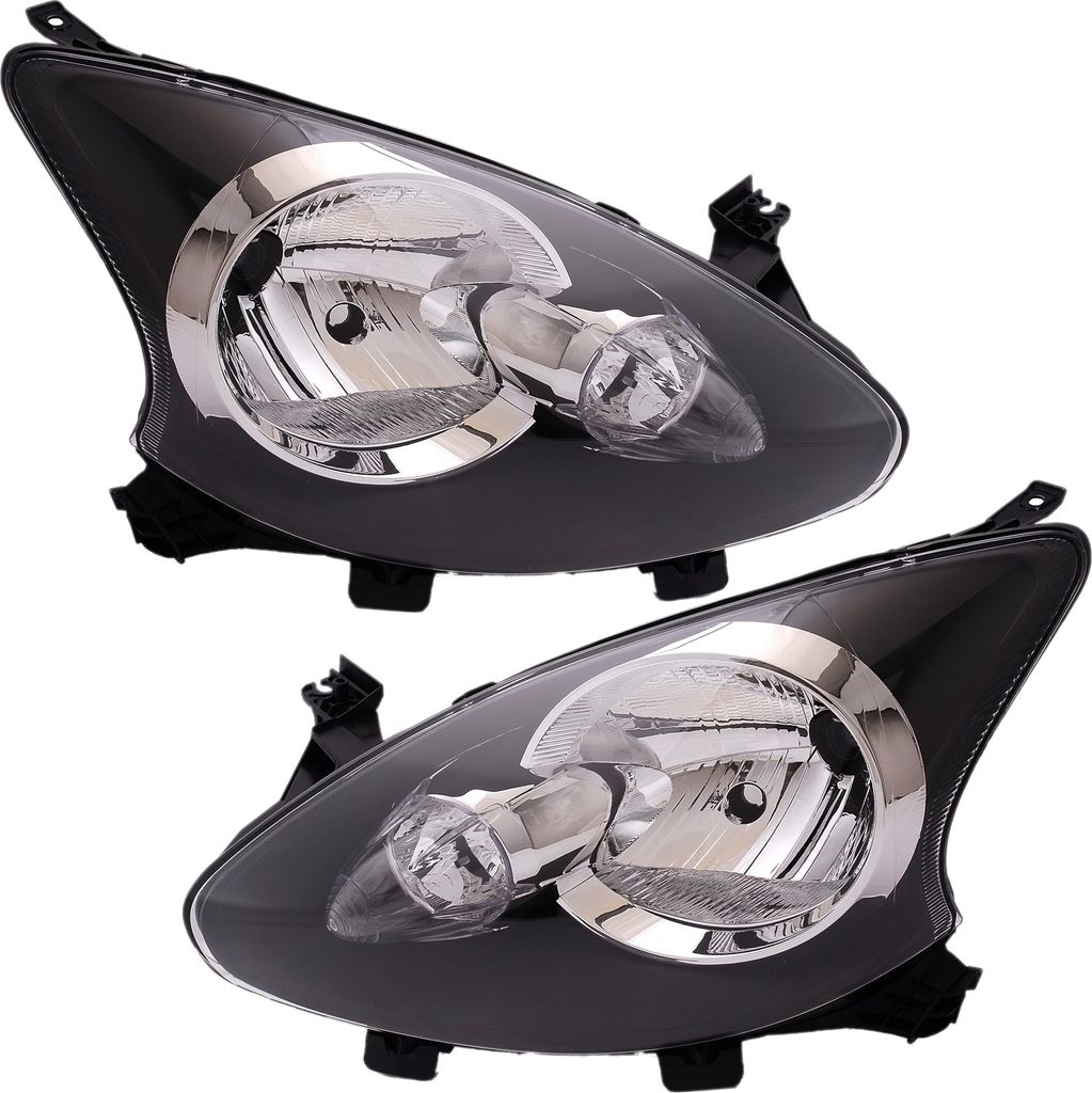 TYC Scheinwerfer Set für Toyota AYGO B10 2/2005- H4 LWR Stellmotor Motor Halogen