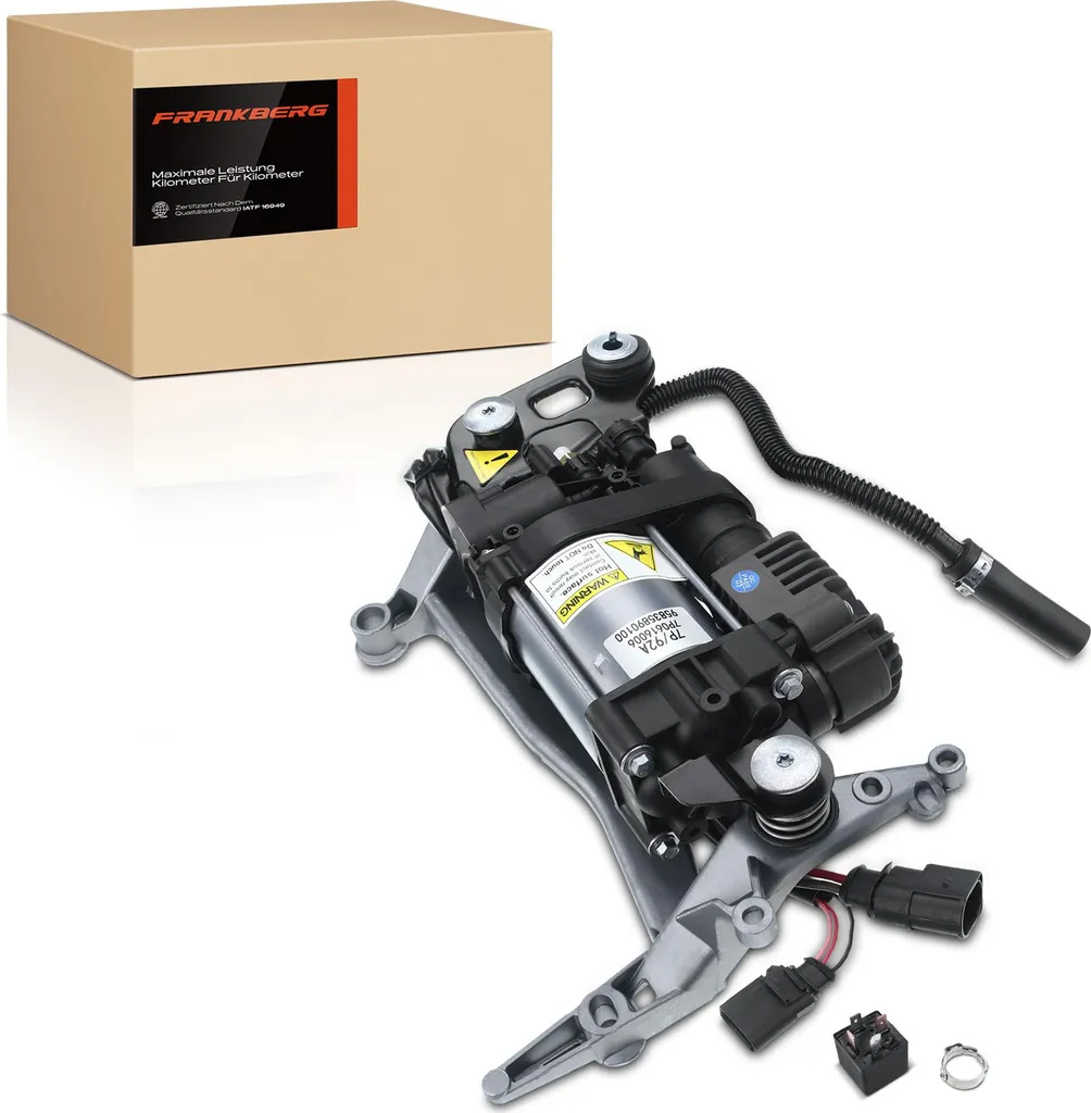Compresseur de Suspension Pneumatique Frankberg pour VW Touareg 7P5 7P6