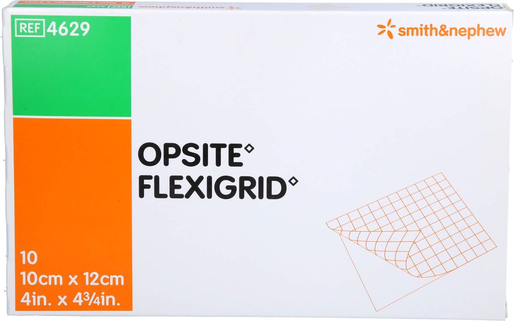 OPSITE FLEXIGRID 10X12CM STERIL, 10 St FOL Produktbild 