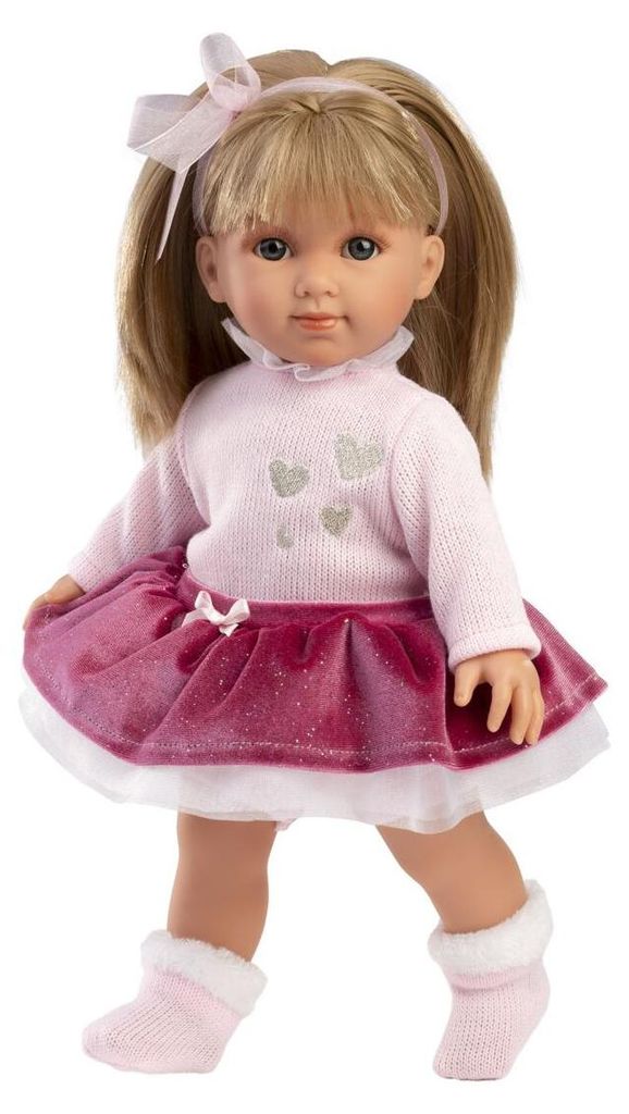 Llorens Soft Body Doll Elena Pink Skirt 35 cm Image du produit 