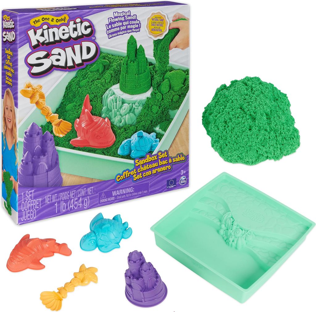 Spin Master 6067479 Kinetic Sand Box, grün