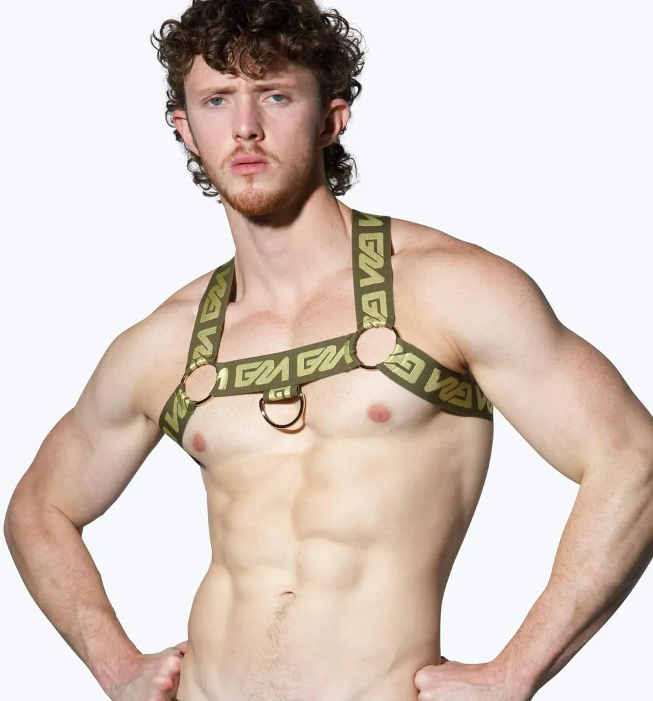 Harnais Homme Jeddah Circuit - Idéal pour Festivals, Soirées et Clubs