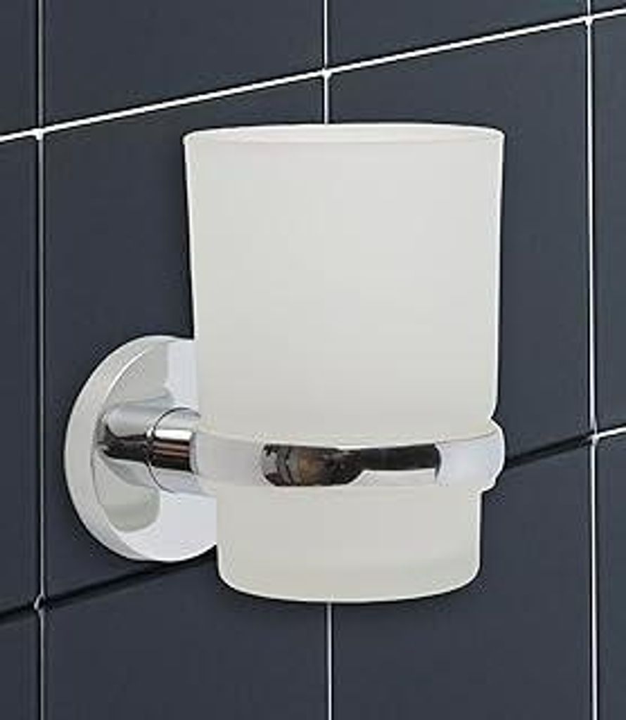 IPEA Zahnputzbecher Selbstklebender zur Wandmontage - Kein Bohren erforderlich - Modernes Design - Zahnbürstenhalter für Zahnbürsten und Zahnpas...
