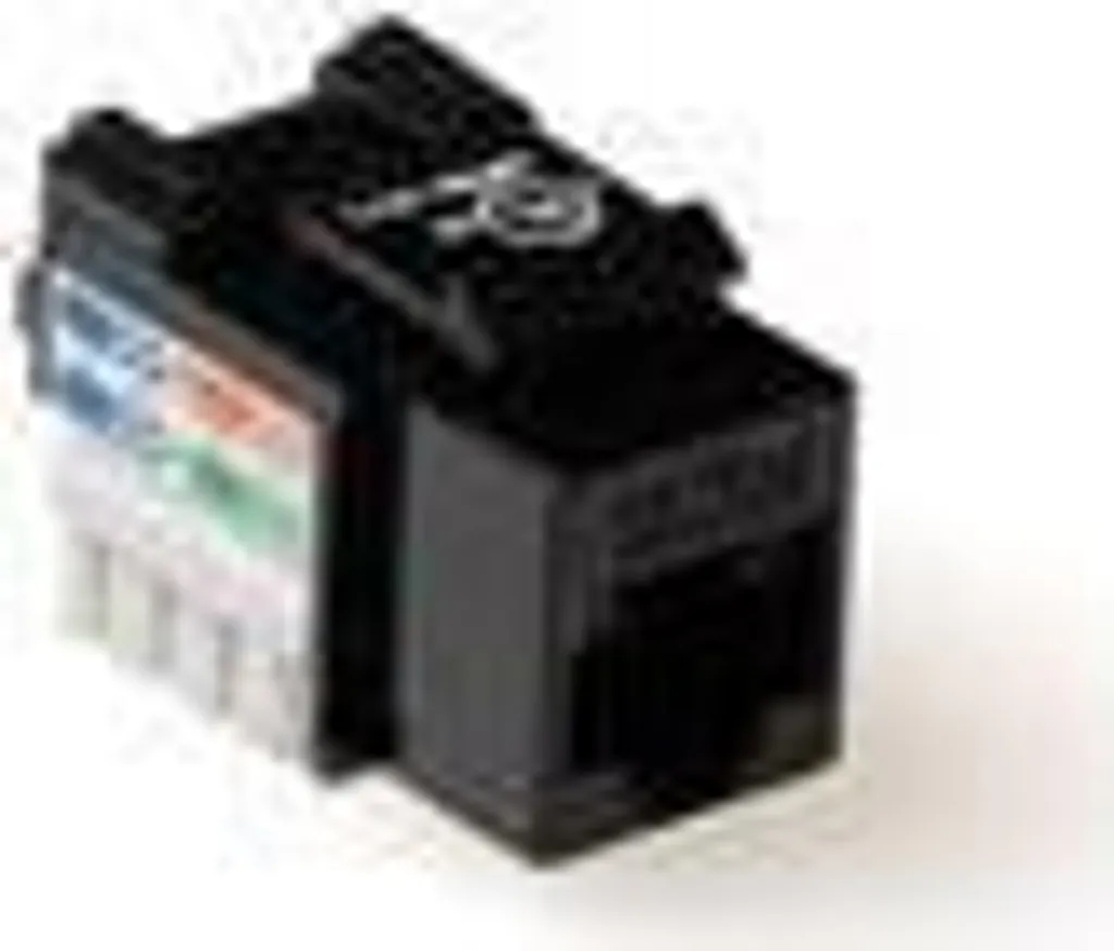 Module RJ45 Keystone CAT5E blanc UTP pour panneau de brassage réseau