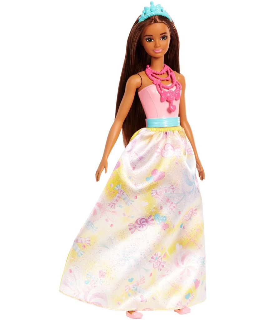 Mattel Barbie Dreamtopia Prinzessin Puppe, mit türkisfarbener Krone